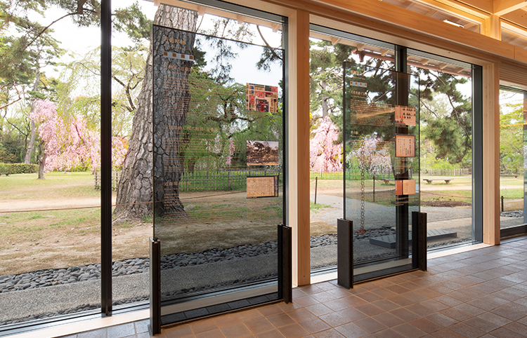 Exhibit about the site of the Konoe Residence