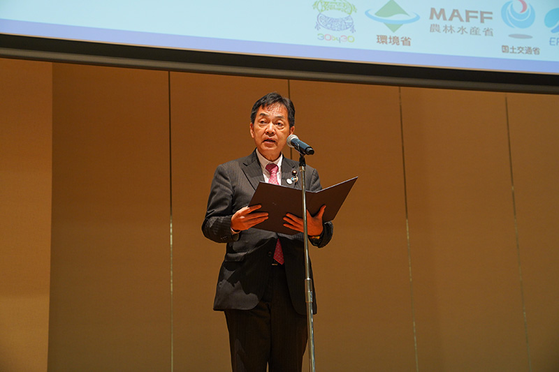 環境大臣 浅尾慶一郎氏 環境大臣 浅尾慶一郎氏