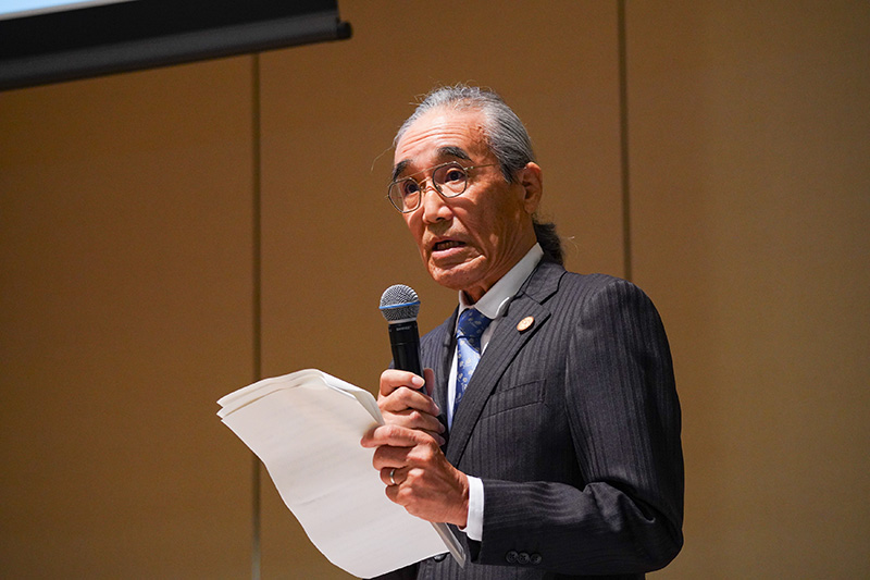 公益財団法⼈京都市都市緑化協会 理事⻑/京都⼤学名誉教授 森本幸裕⽒ 公益財団法⼈京都市都市緑化協会 理事⻑/京都⼤学名誉教授 森本幸裕⽒