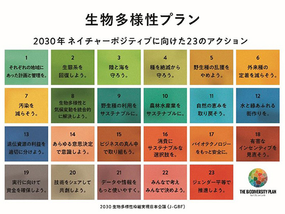 生物多様性プランです。クリックすると、PDFが開きダウンロードできます。