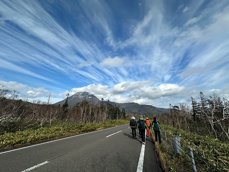 国道334号線知床横断道路を歩く