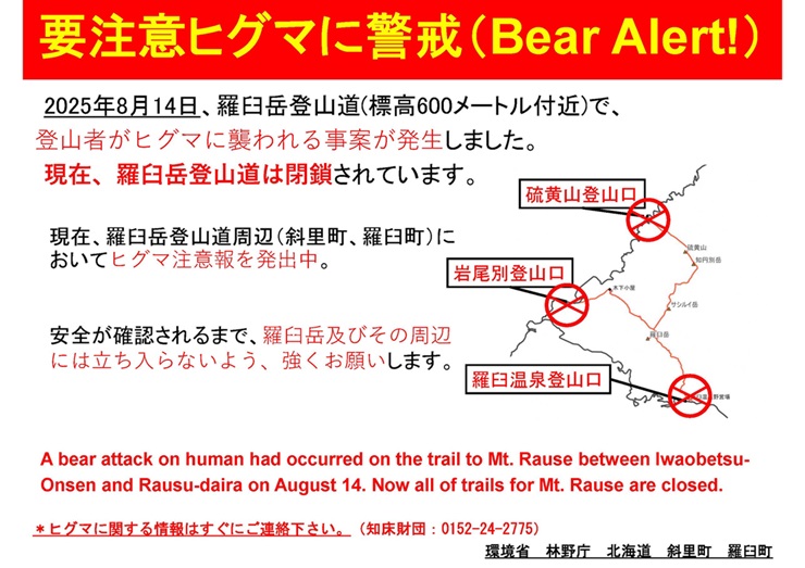 登山口閉鎖