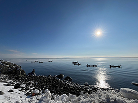 流氷が育む絶品のウニ