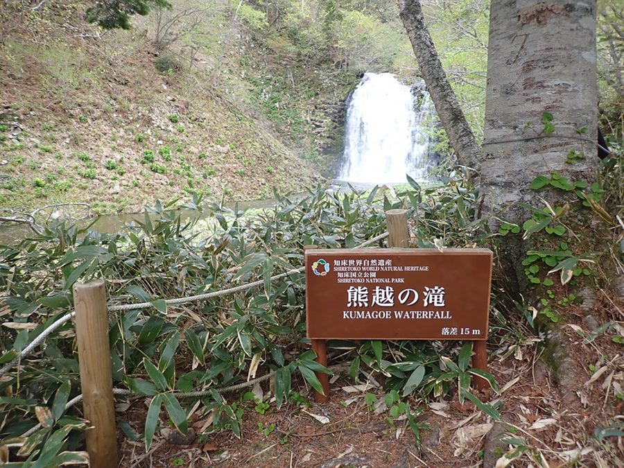 展望台から見る熊越の滝