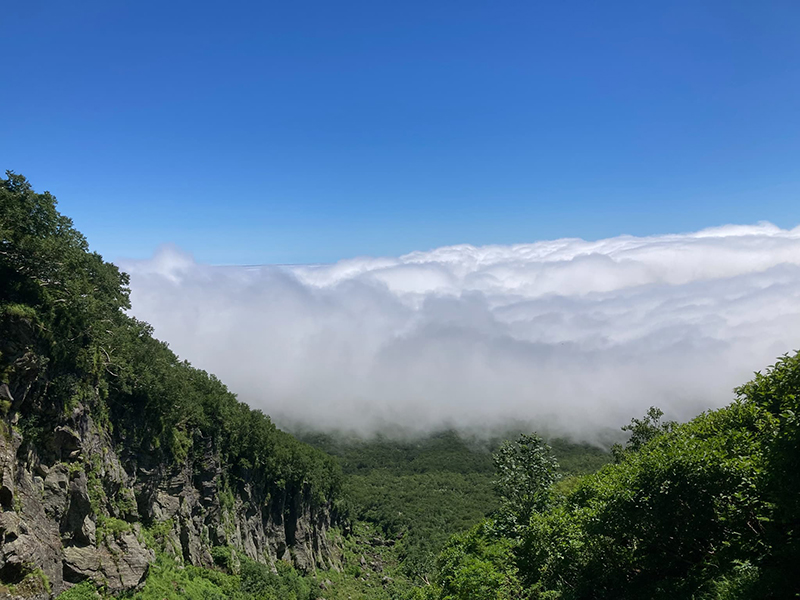 屏風岩から見る雲海