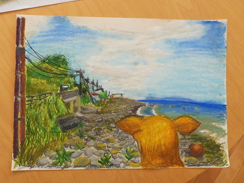 完成した作品
