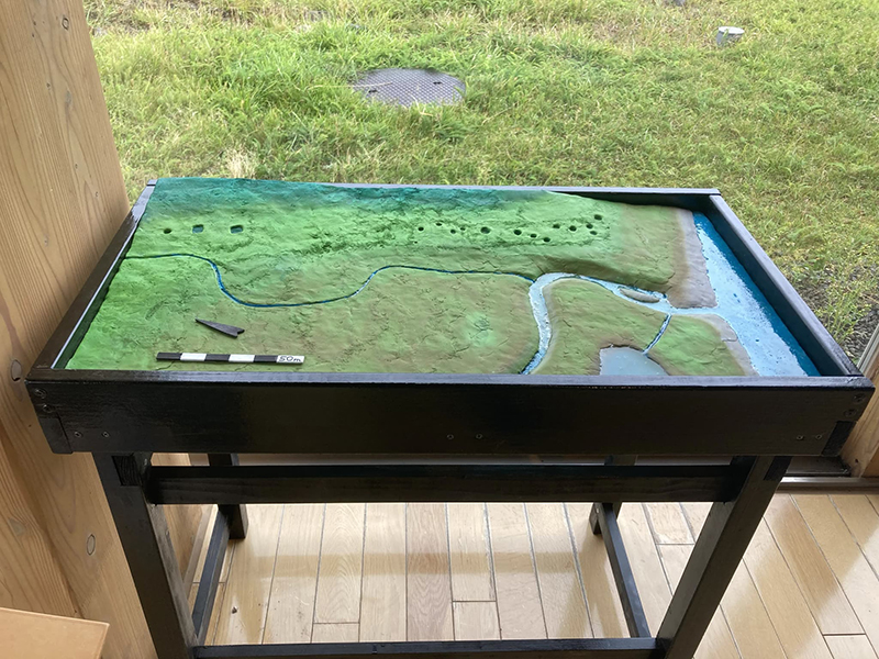 ルサ遺跡の展示模型