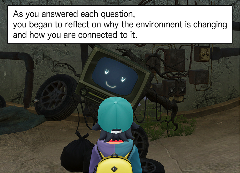As you answered each question,
you began to reflect on why the environment is changing—
and how you are connected to it.