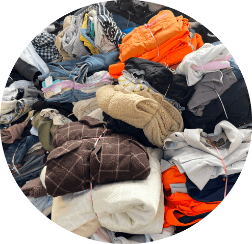 衣料のリサイクル回収
