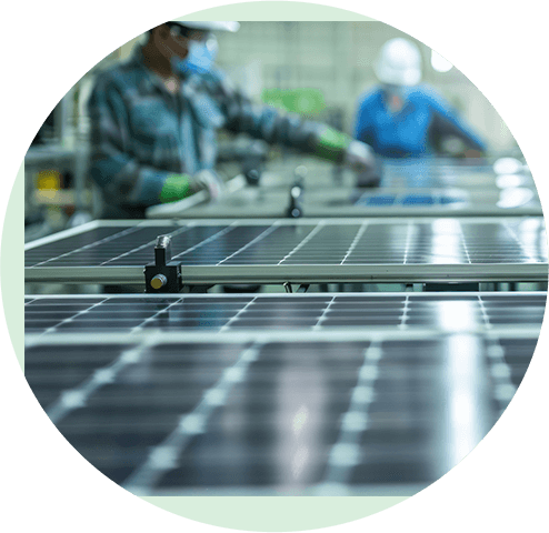 太陽光パネルのリサイクル再製品化