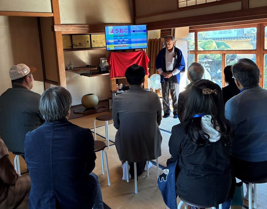 画像：11月29日の浪花酒造新酒お披露目会の様子