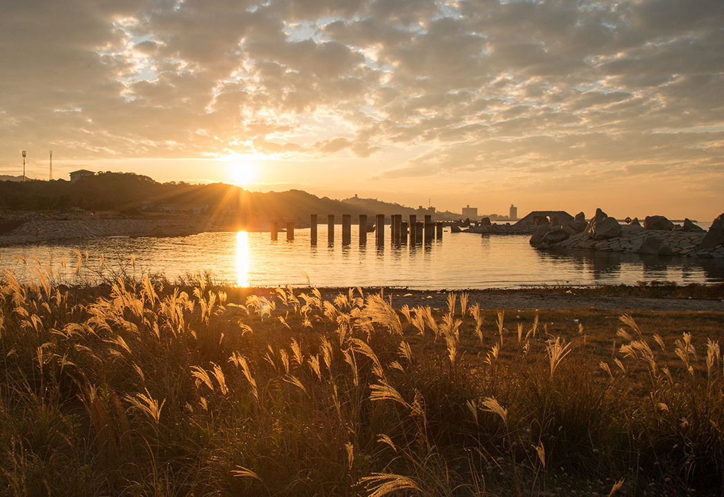 画像：夕暮れの風景