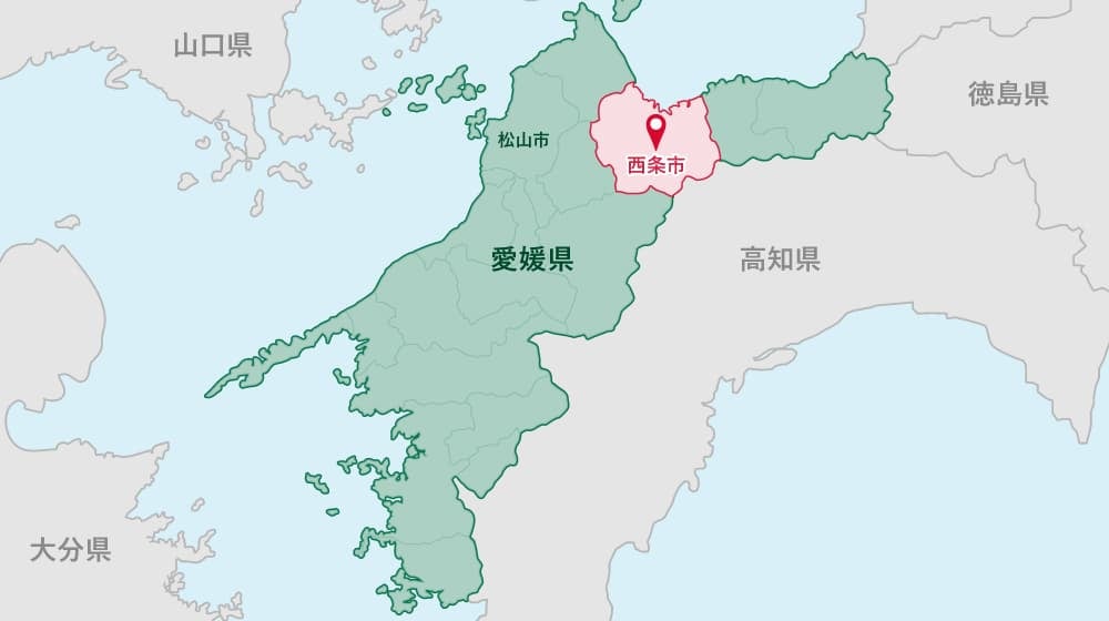 西条市マップ