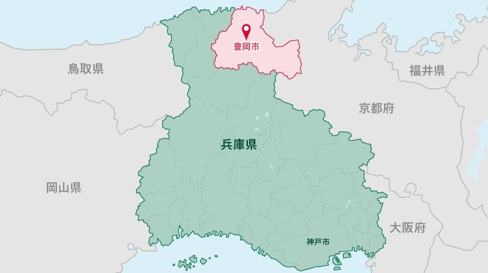 豊岡市マップ