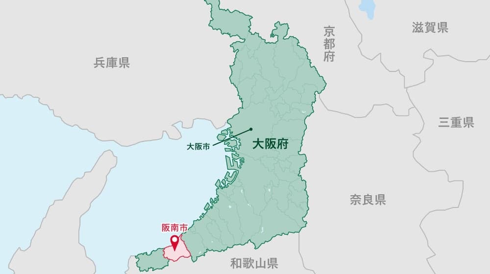 阪南市マップ