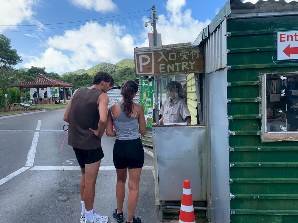 画像：9月16日ター滝安全レクチャー動画撮影の様子。