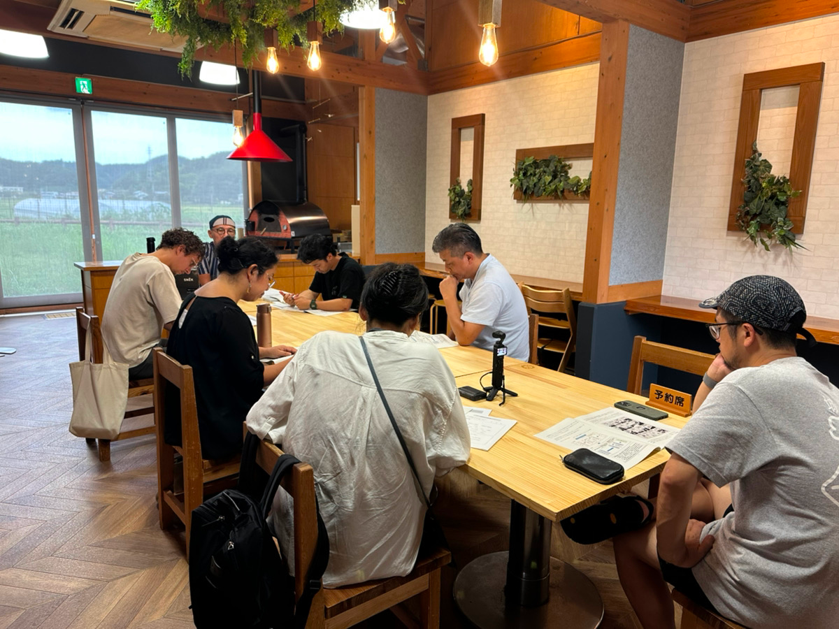 画像：2025年9月13日第1回ガイド養成講座（コウノトリテラスにて）