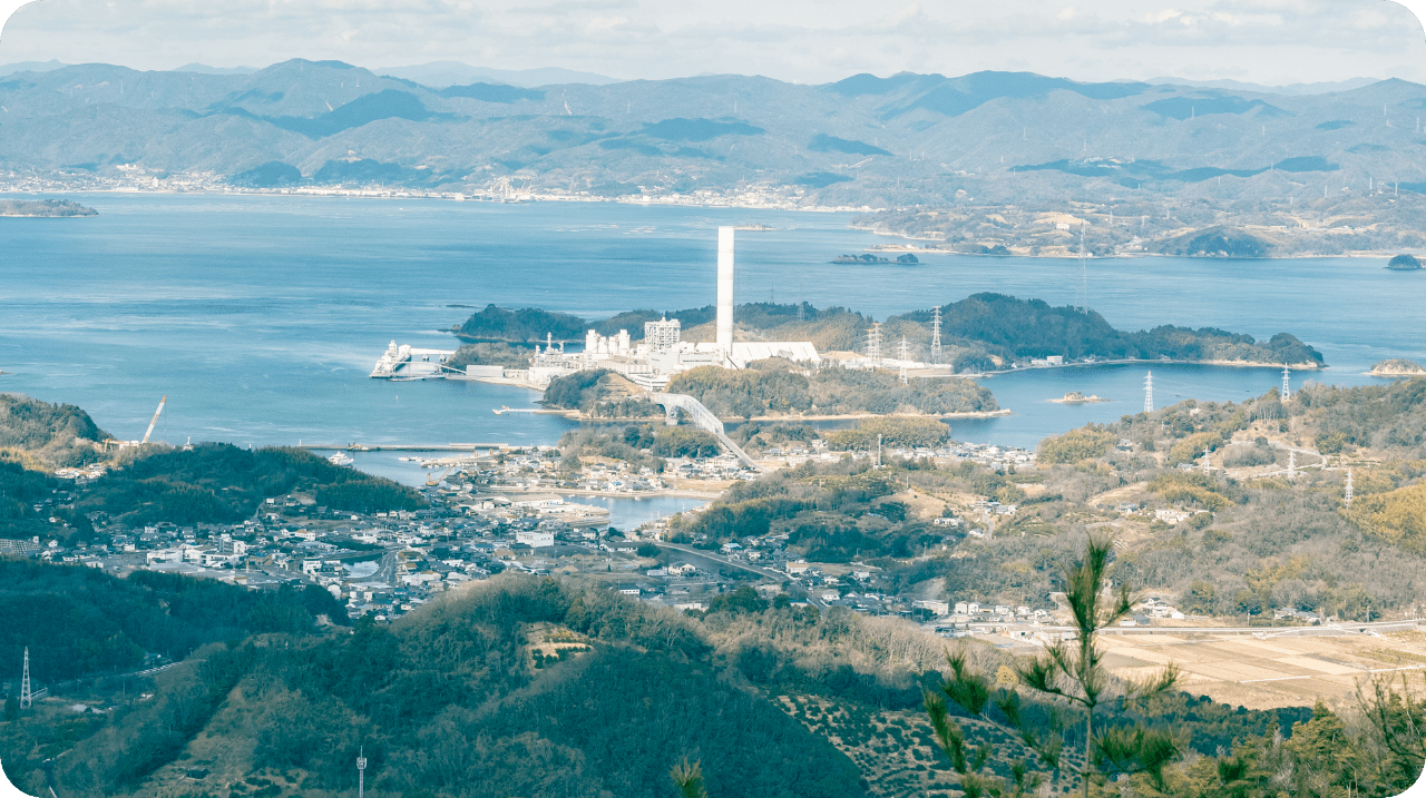 大崎上島の遠景