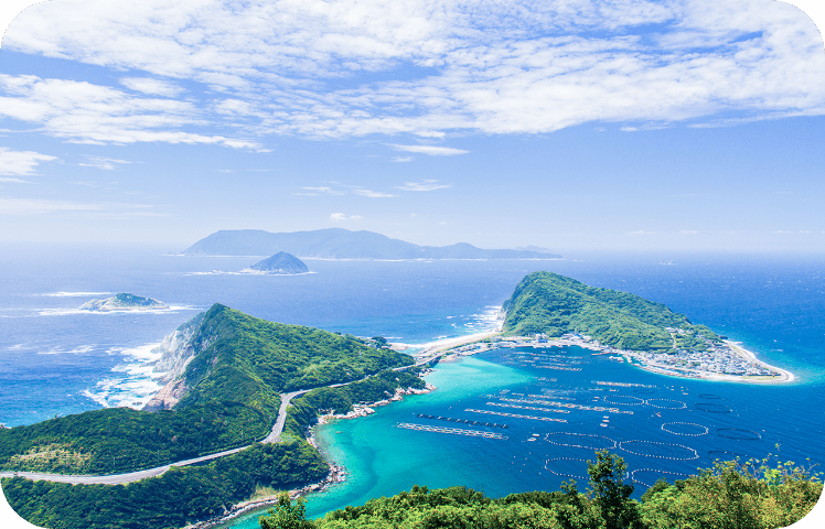 柏島を囲む海