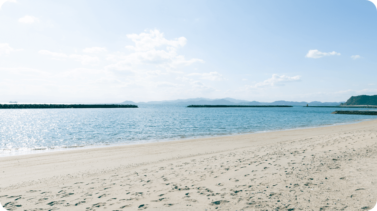 淡路島の浜辺