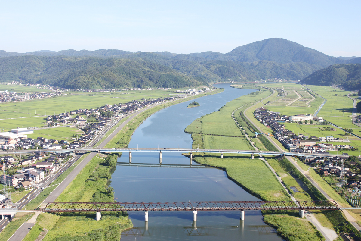 円山川下流域