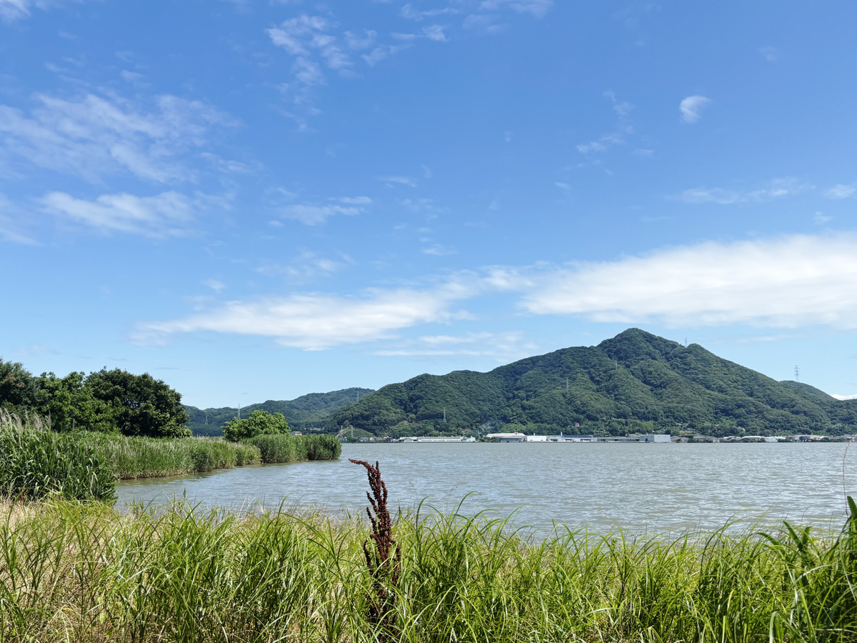 児島湖の風景