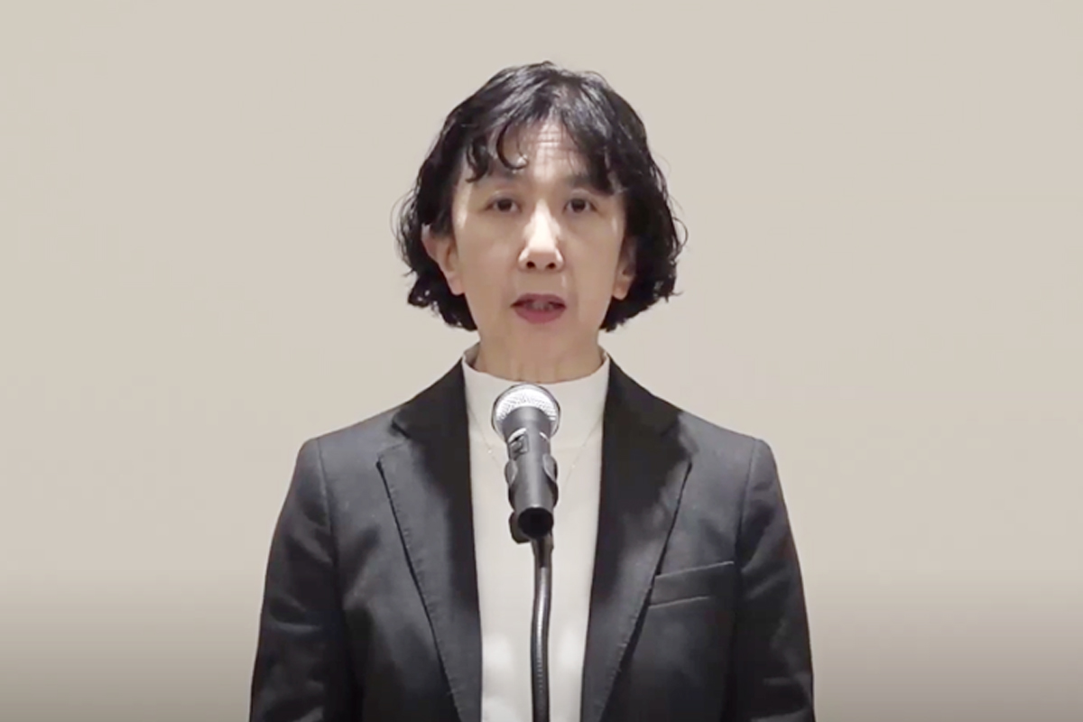 開会挨拶 環境省水・大気環境局長　大森　恵子